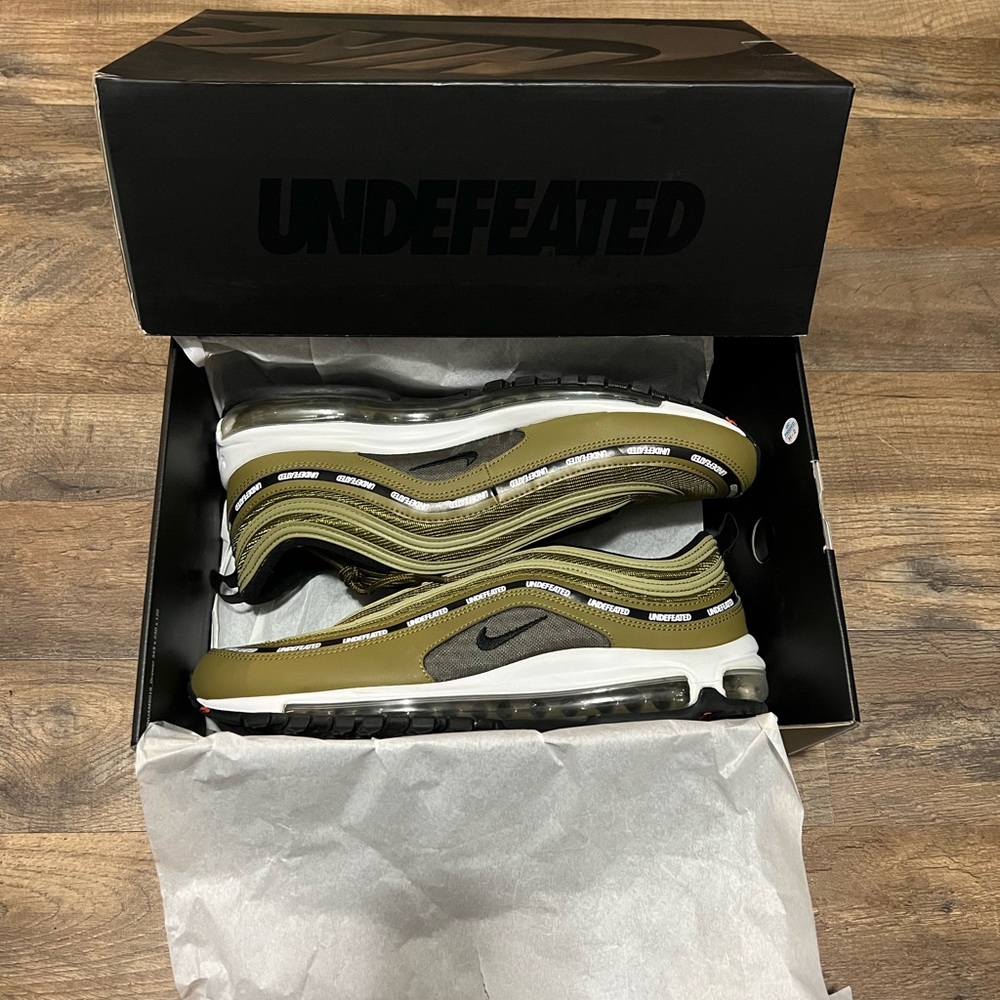 Nike air max 97 undefeated black militia green (2020